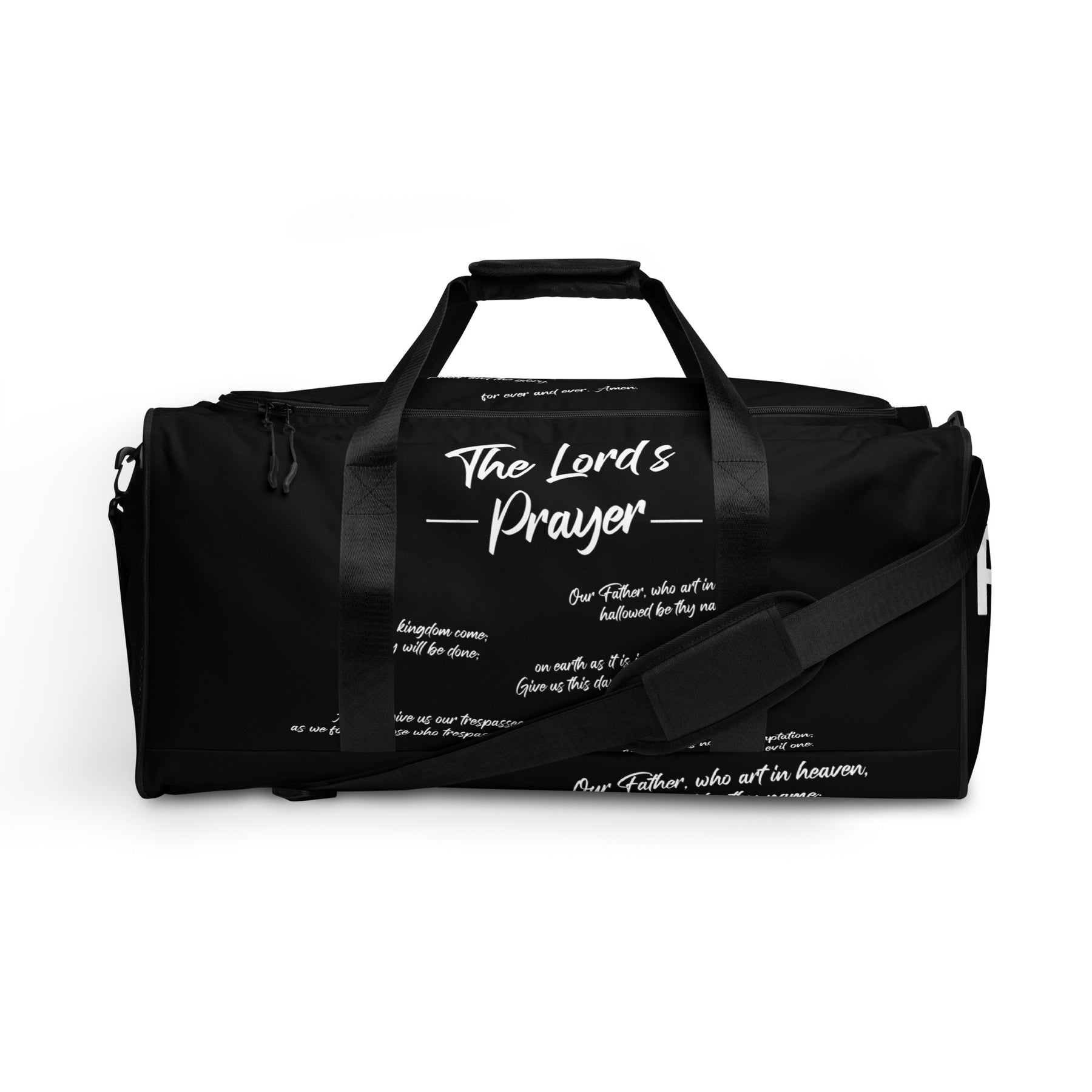 LORDS PRAYER I PREMIUM DUFFLE BAG