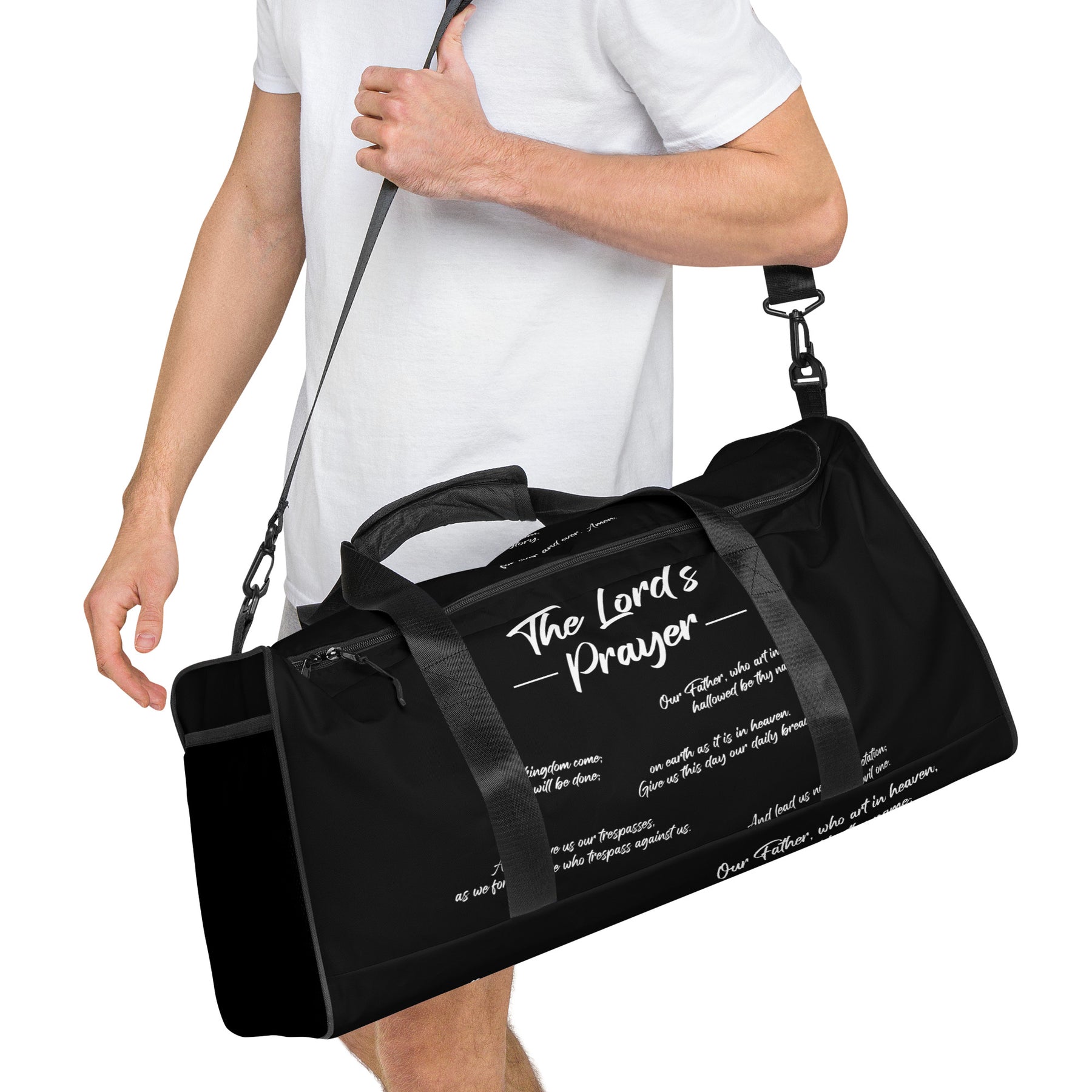 LORDS PRAYER I PREMIUM DUFFLE BAG