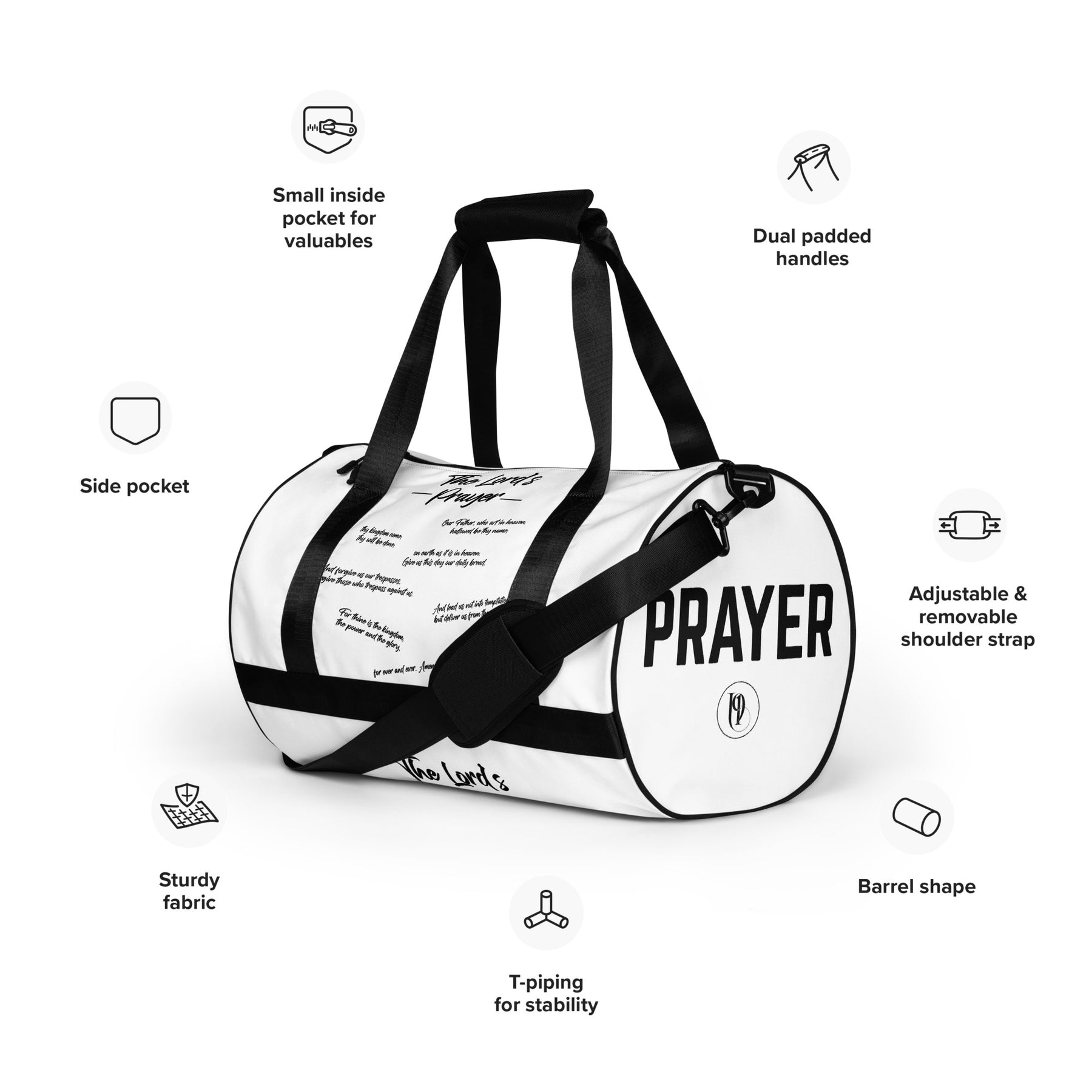 THE LORD'S PRAYER I PREMIUM GYM BAG