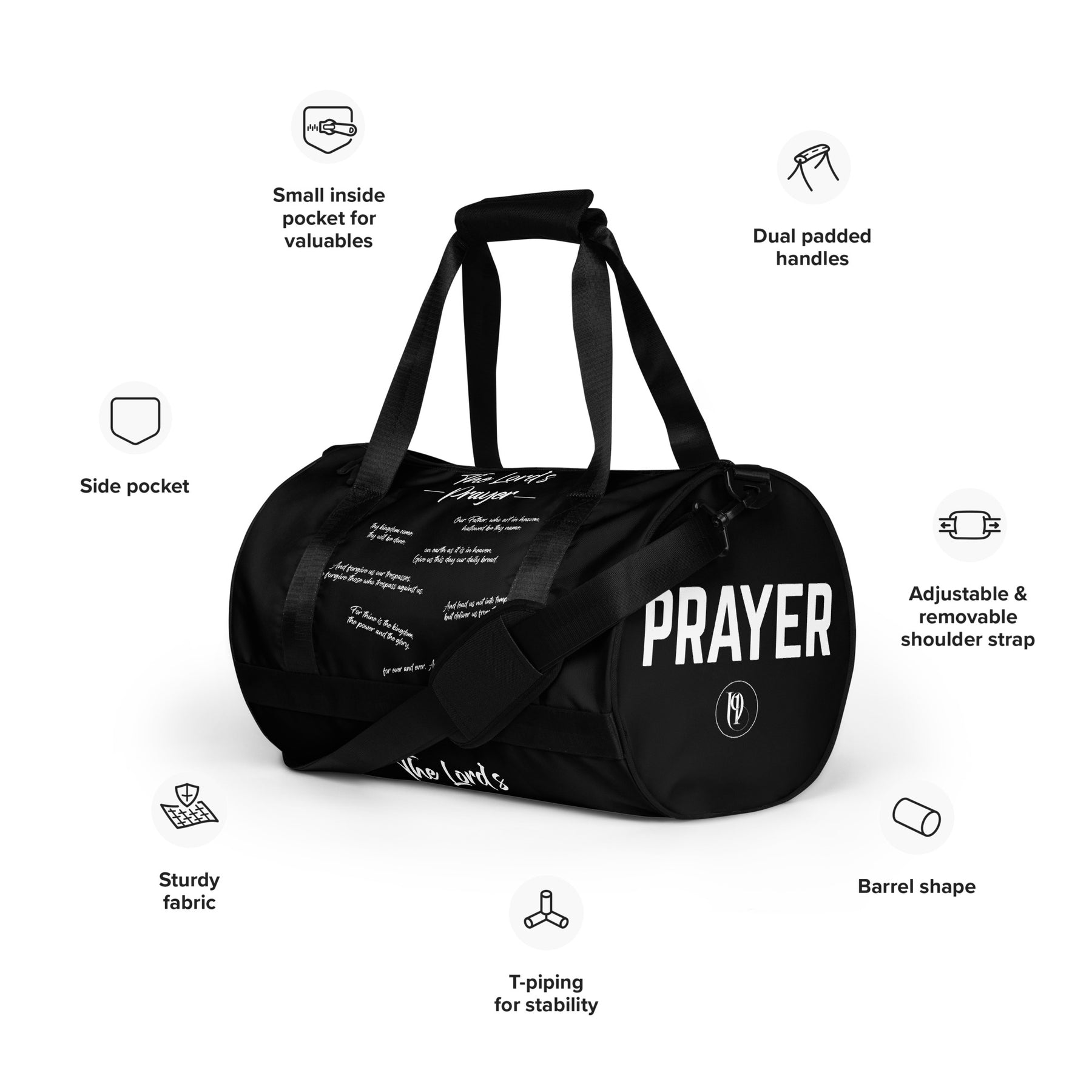 THE LORD'S PRAYER I PREMIUM GYM BAG