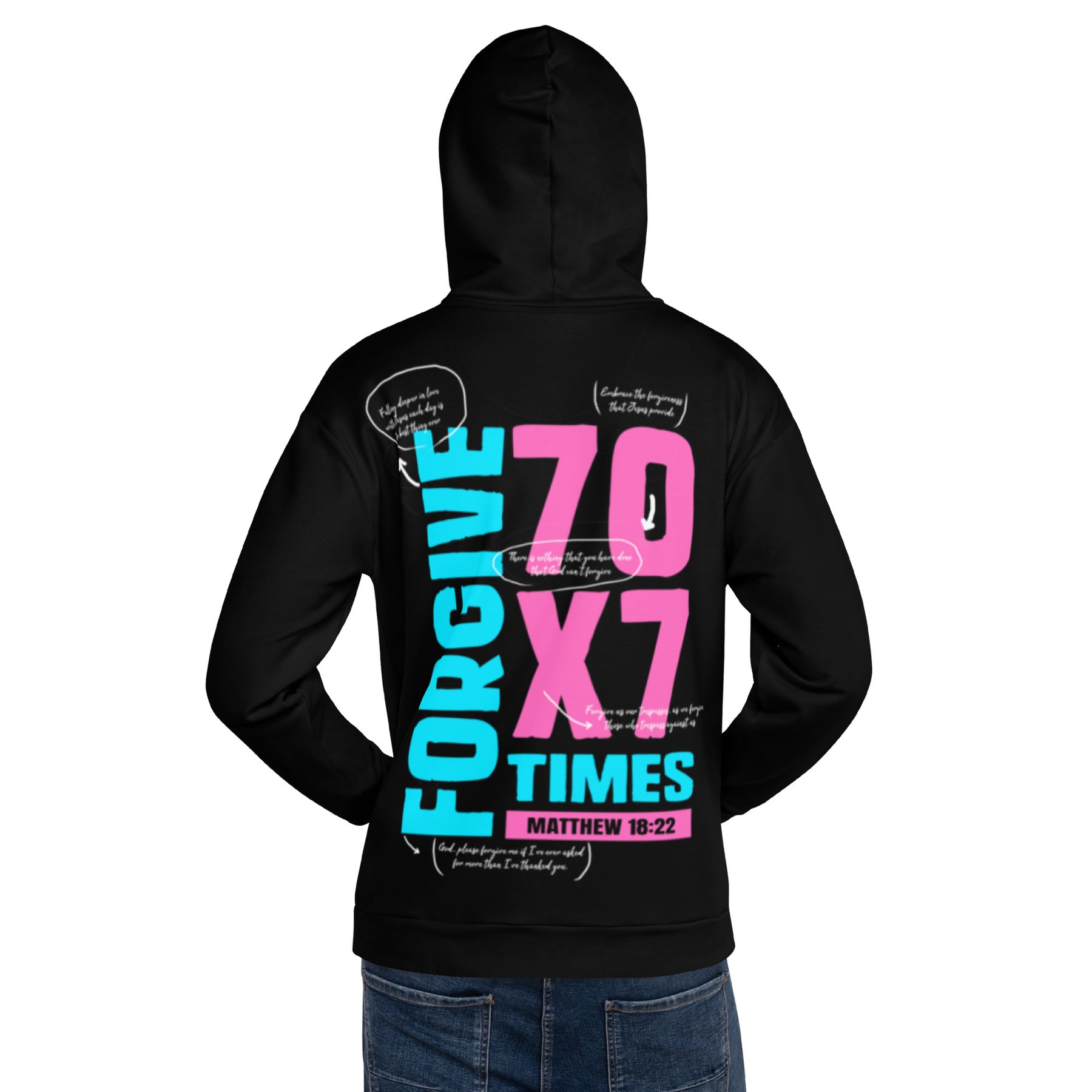 70 X 7 FORGIVE I PREMIUM UNISEX HOODIE