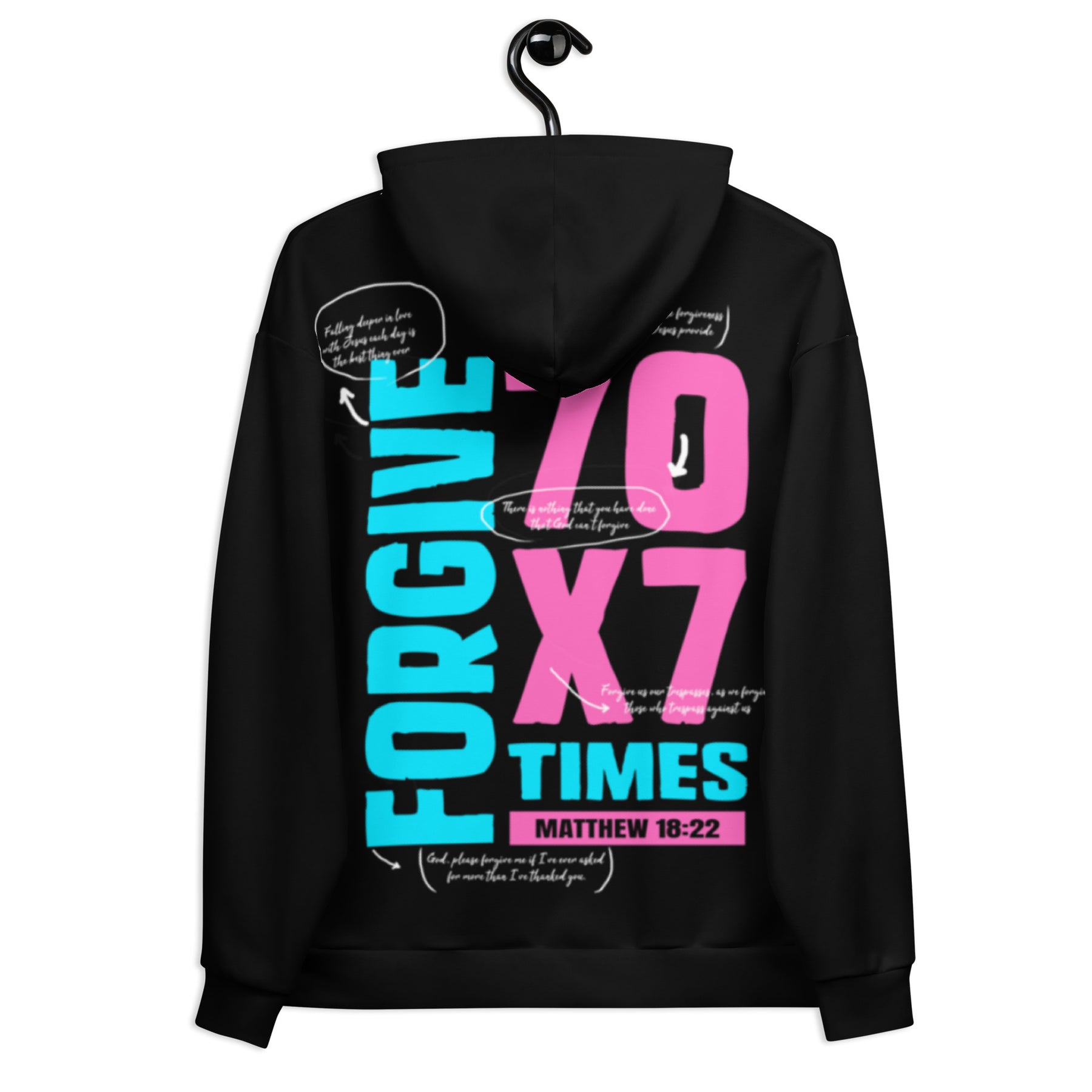 70 X 7 FORGIVE I PREMIUM UNISEX HOODIE