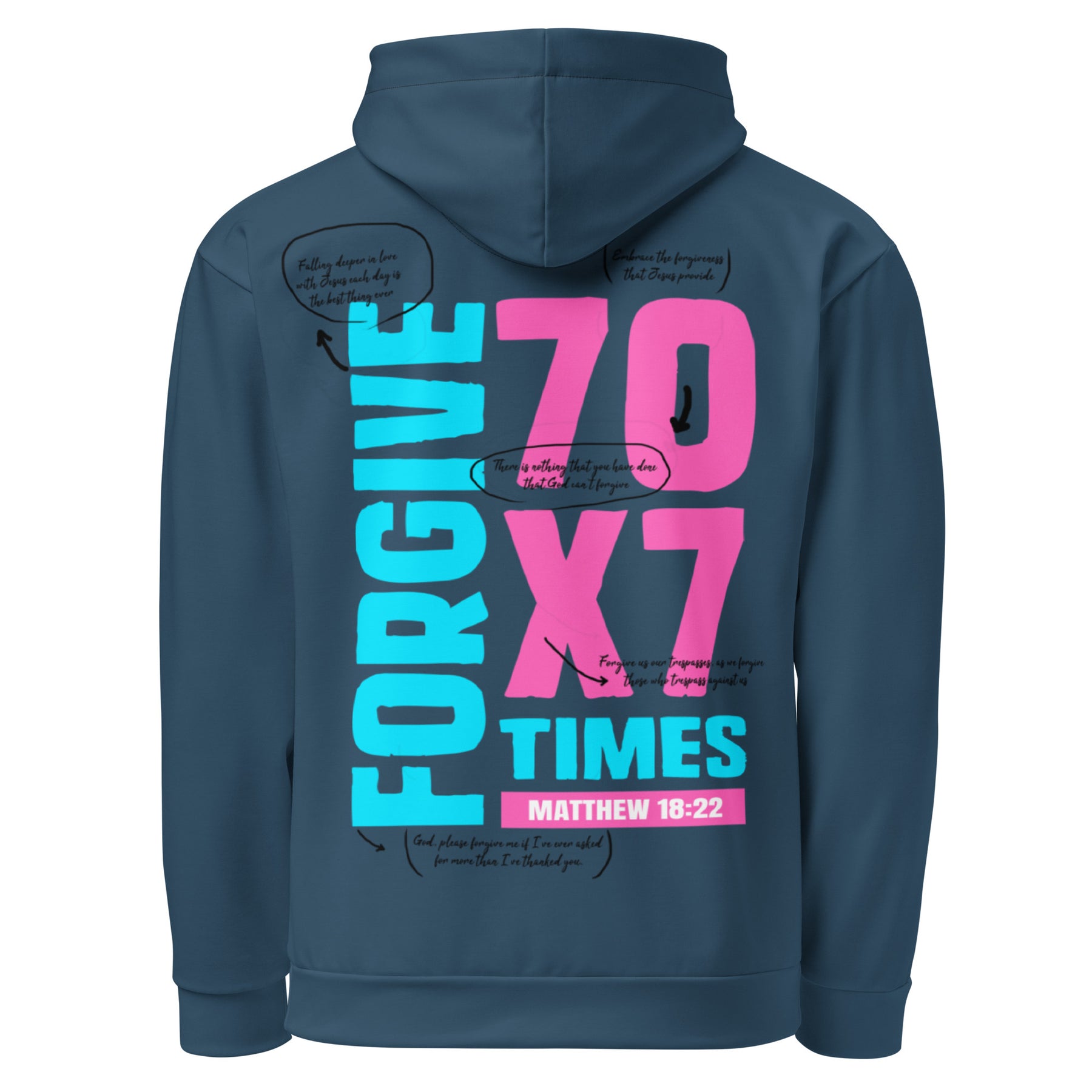 70 X 7 FORGIVE I PREMIUM UNISEX HOODIE