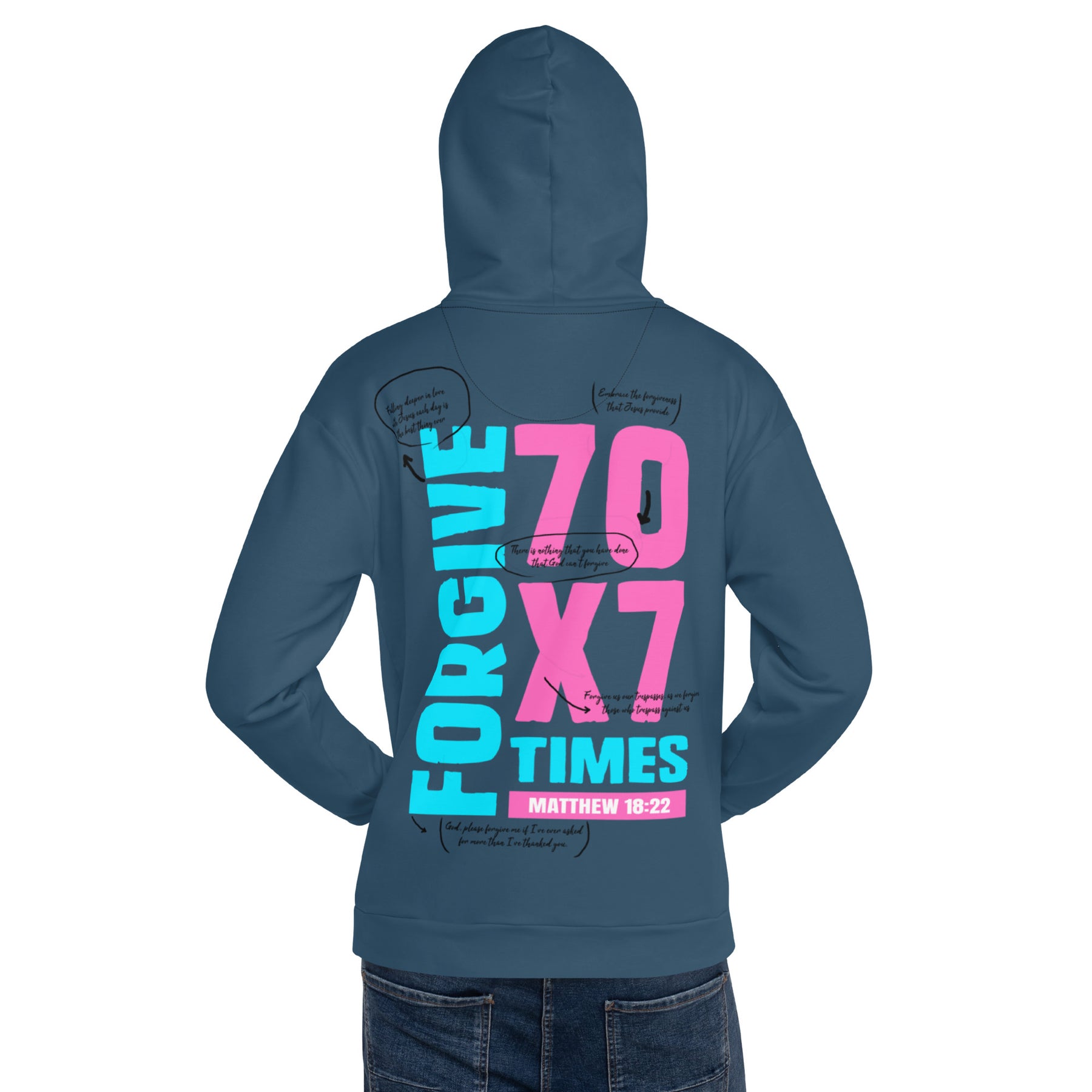 70 X 7 FORGIVE I PREMIUM UNISEX HOODIE