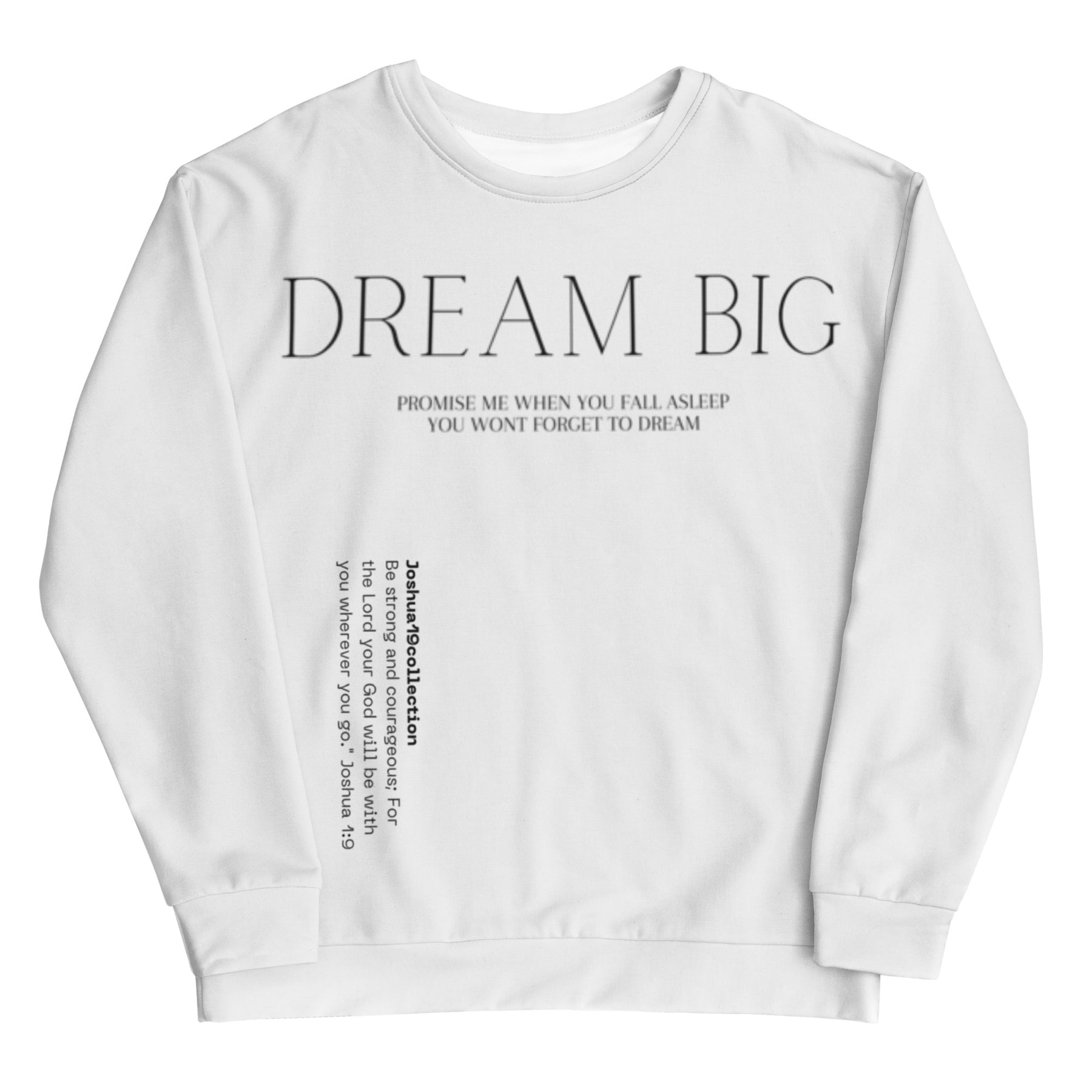 DREAM BIG I PREMIUM UNISEX SWEATSHIRT