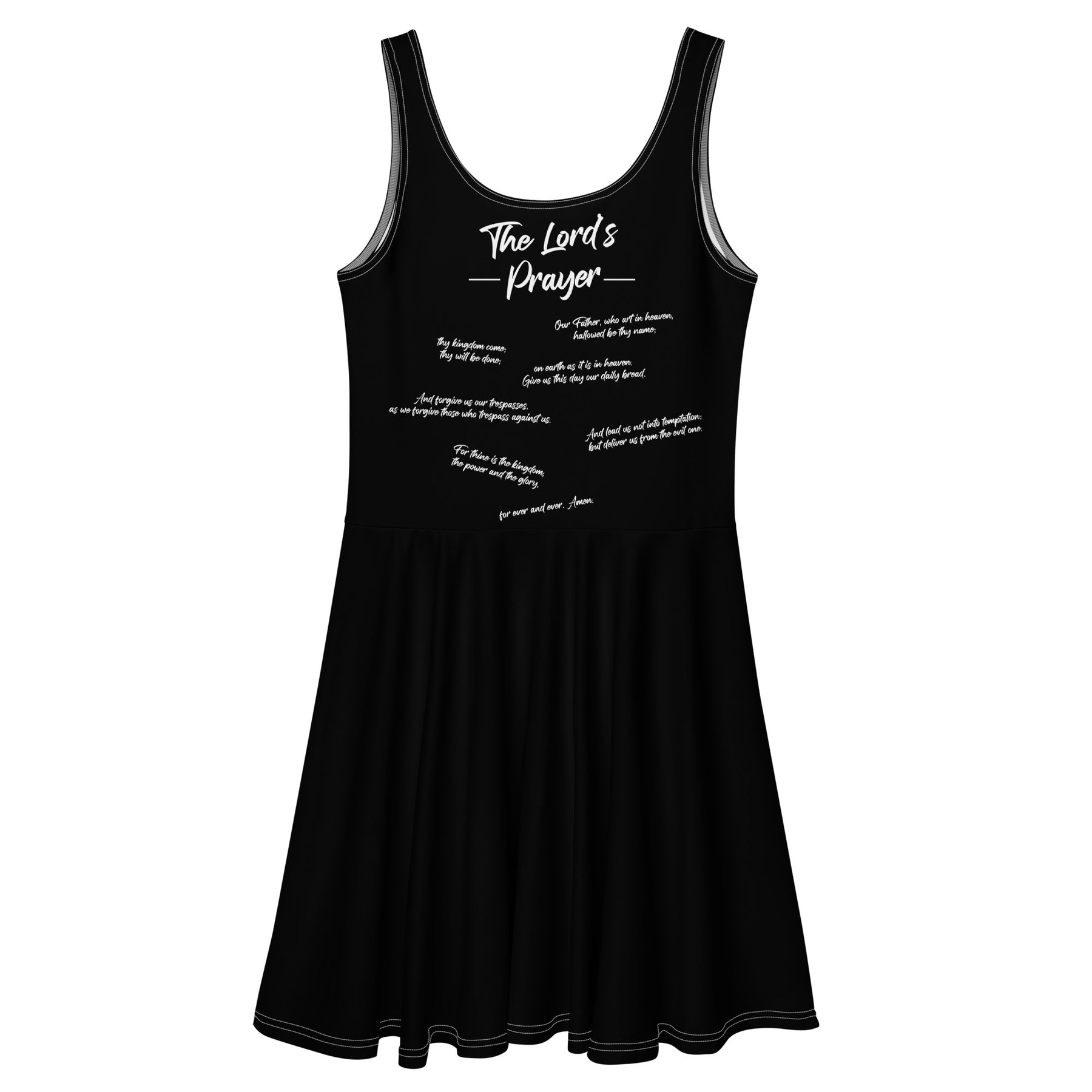 THE LORD'S PRAYER I PREMIUM SKATER DRESS