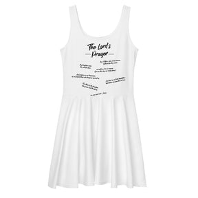 THE LORD'S PRAYER I PREMIUM SKATER DRESS