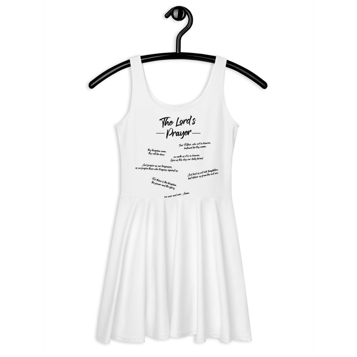 THE LORD'S PRAYER I PREMIUM SKATER DRESS