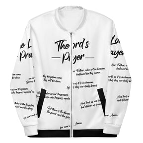 THE LORD'S PRAYER I UNISEX BOMBER JACKET