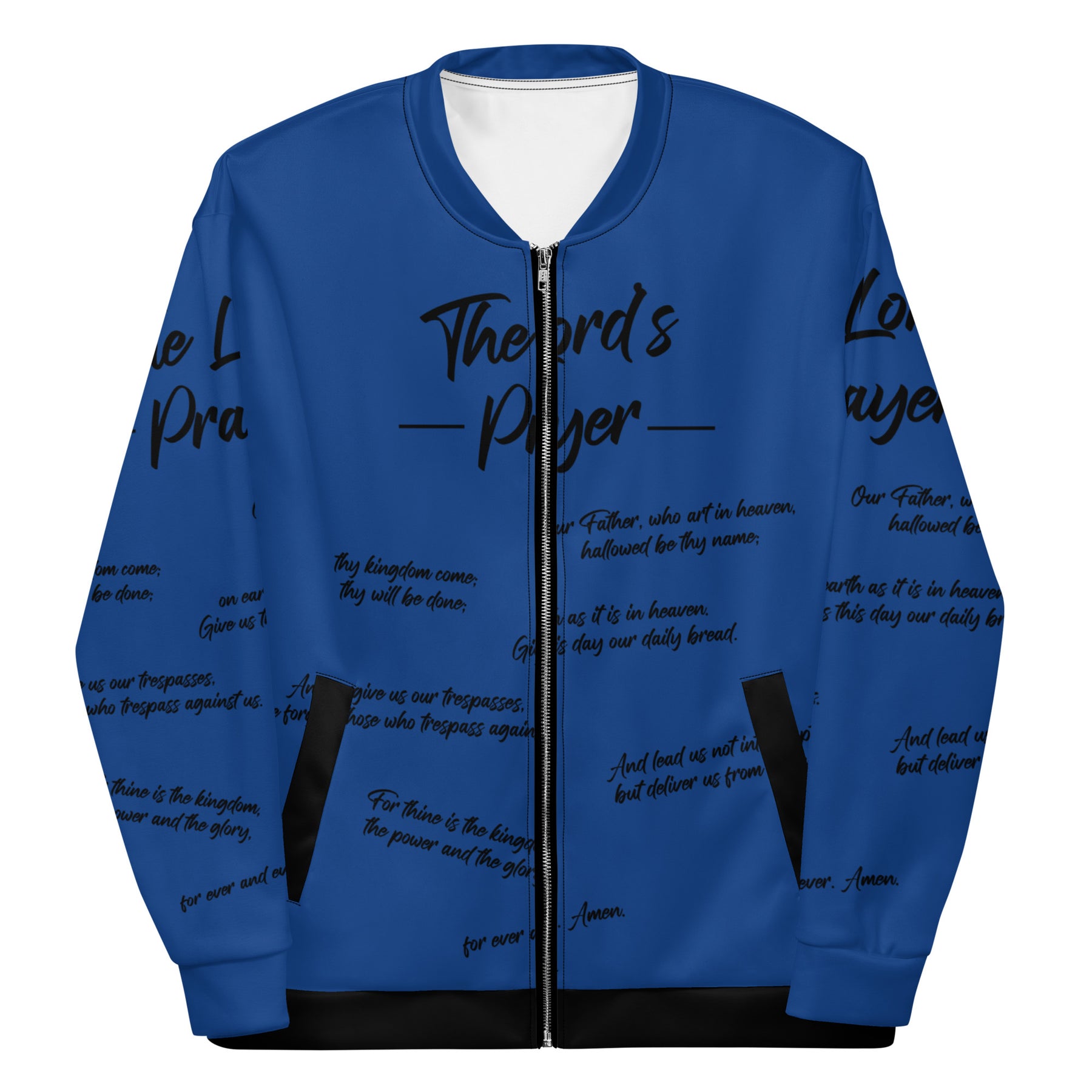 The Lord's Prayer I Unisex Bomber Jacket