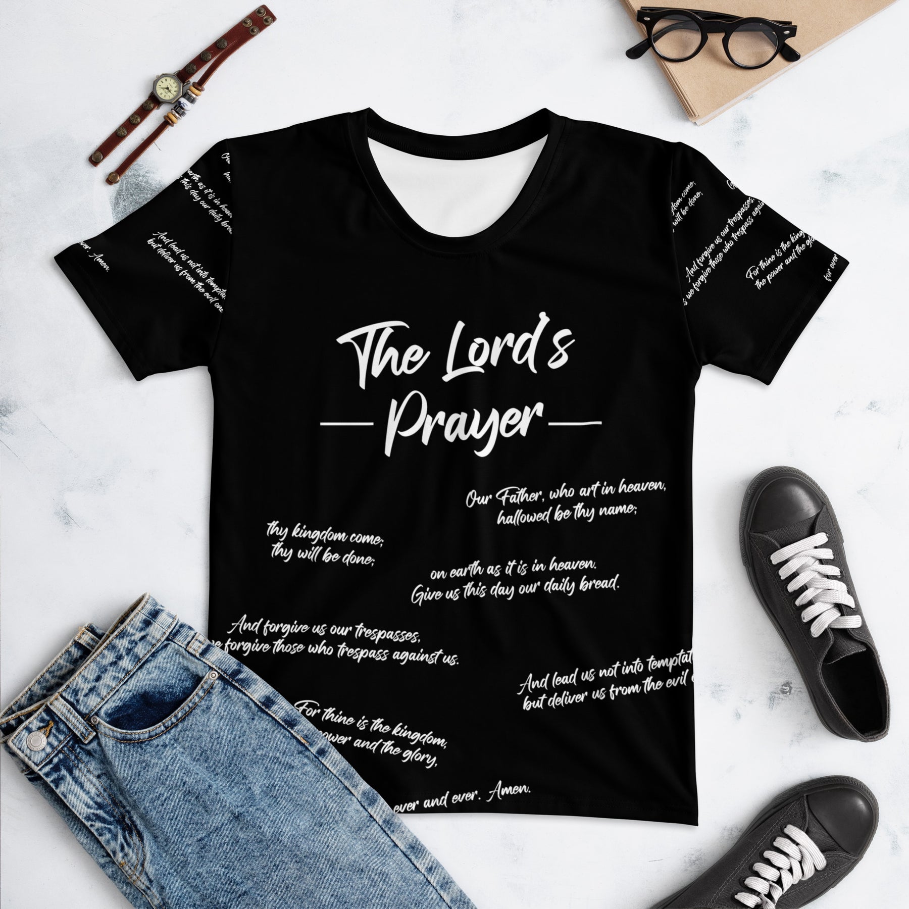 THE LORD'S PRAYER I PREMIUM WOMEN'S T-SHIRT