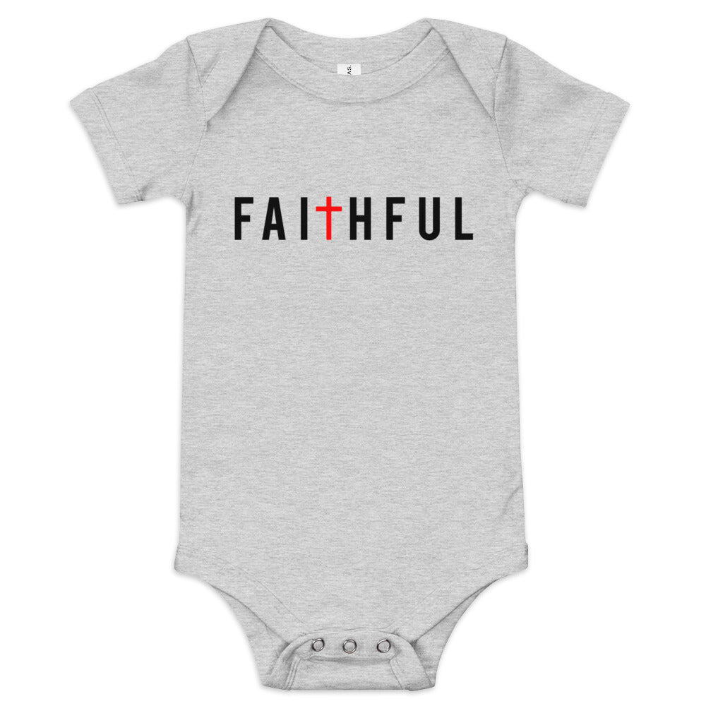 Faithful I Baby short sleeve one piece