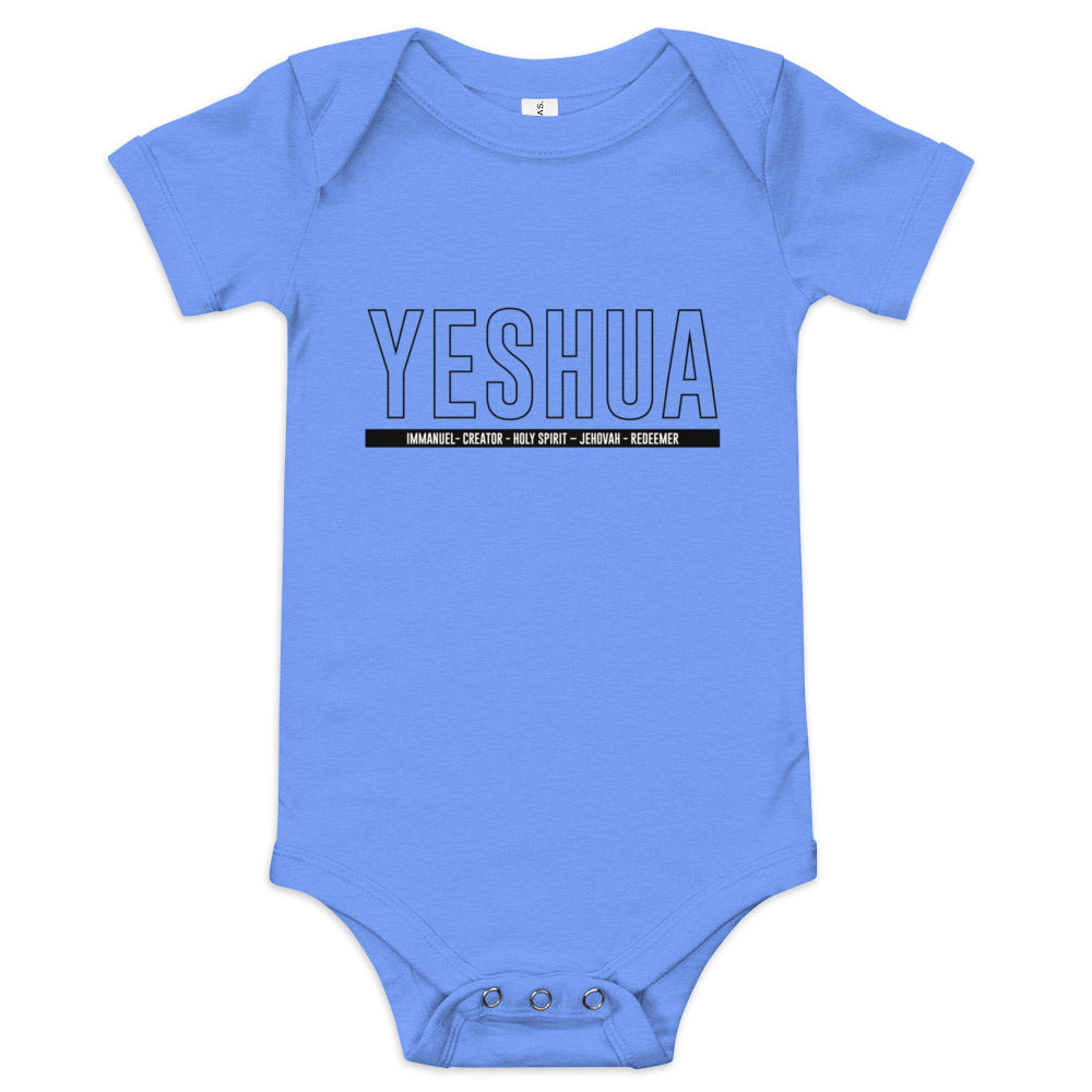 Yeshua I Baby short sleeve one piece