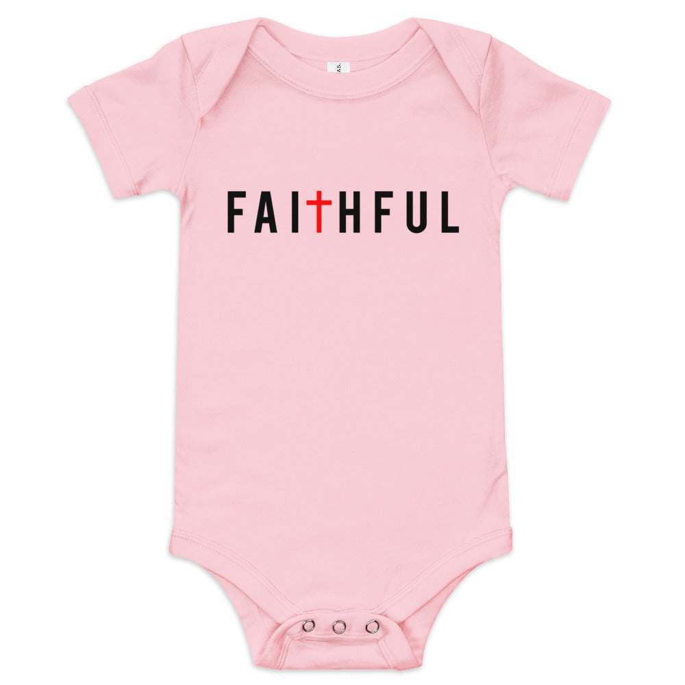 Faithful I Baby short sleeve one piece