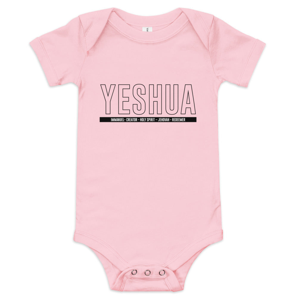 Yeshua I Baby short sleeve one piece