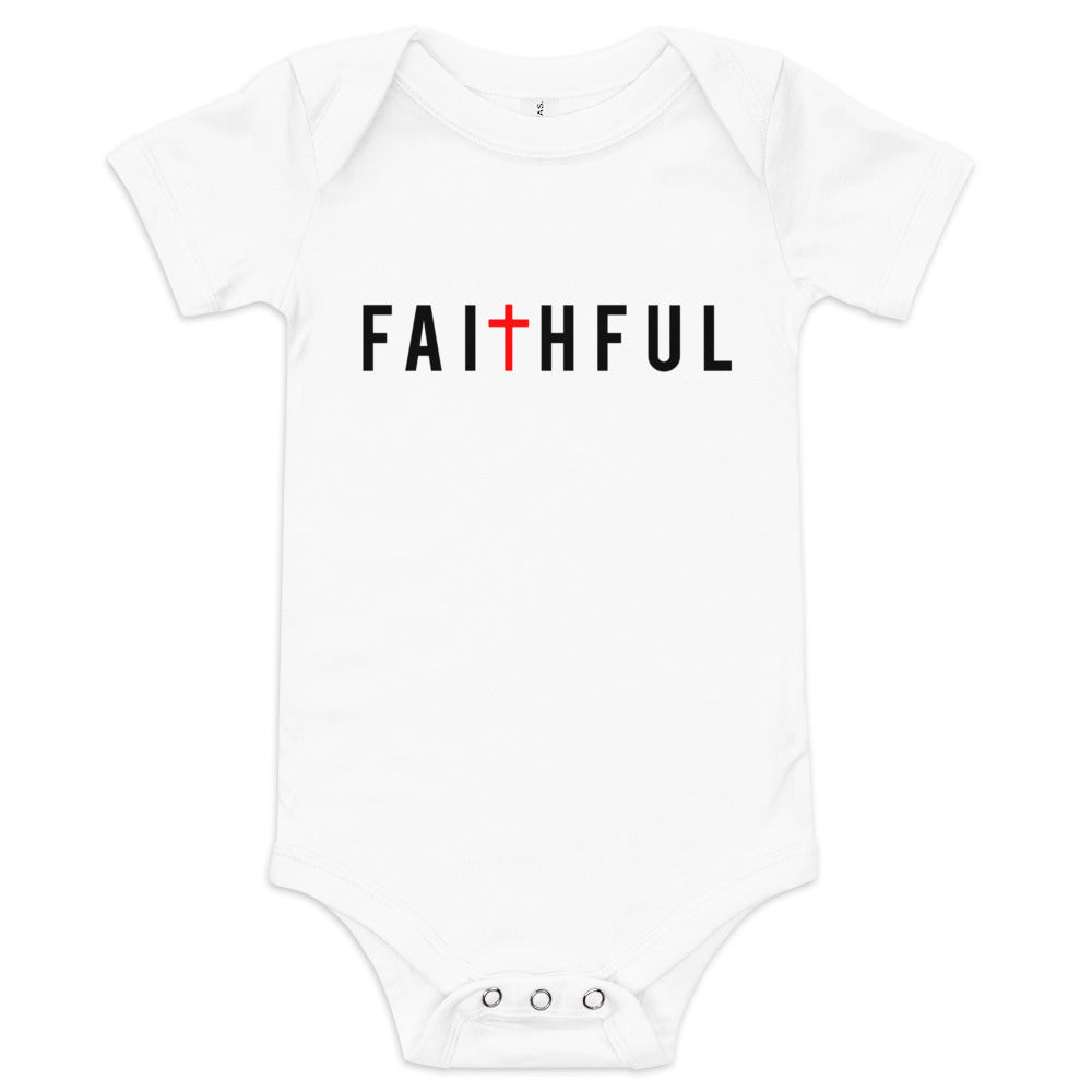 Faithful I Baby short sleeve one piece