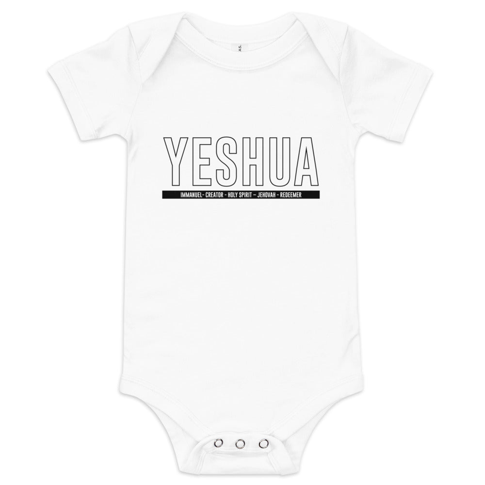 Yeshua I Baby short sleeve one piece