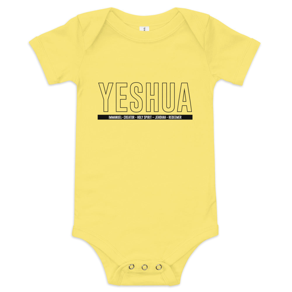 Yeshua I Baby short sleeve one piece