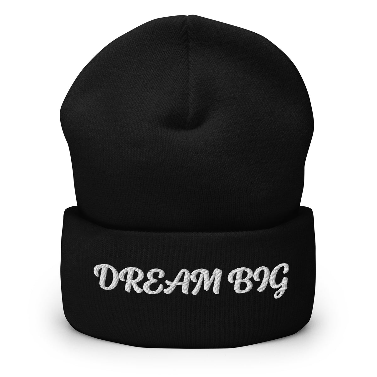 DREAM BIG I CUFFED BEANIE