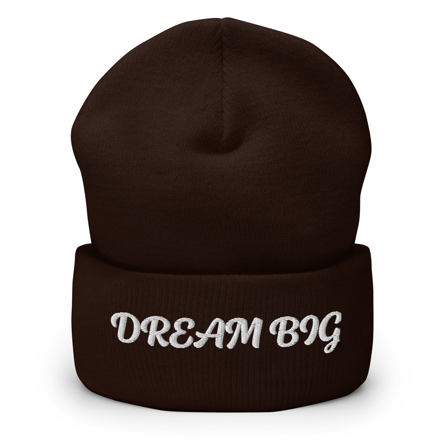 DREAM BIG I CUFFED BEANIE