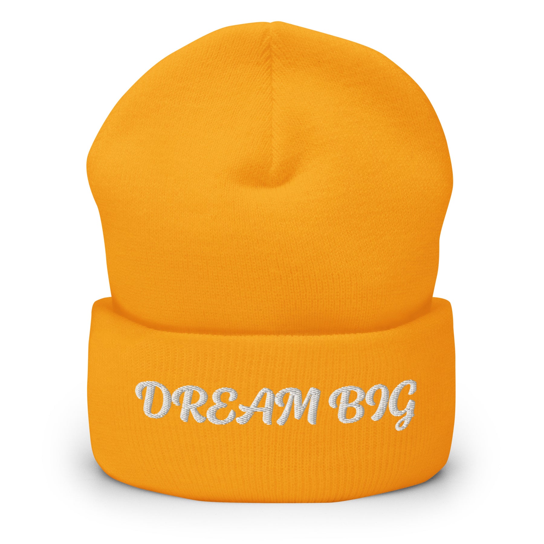 DREAM BIG I CUFFED BEANIE