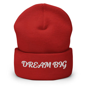 DREAM BIG I CUFFED BEANIE