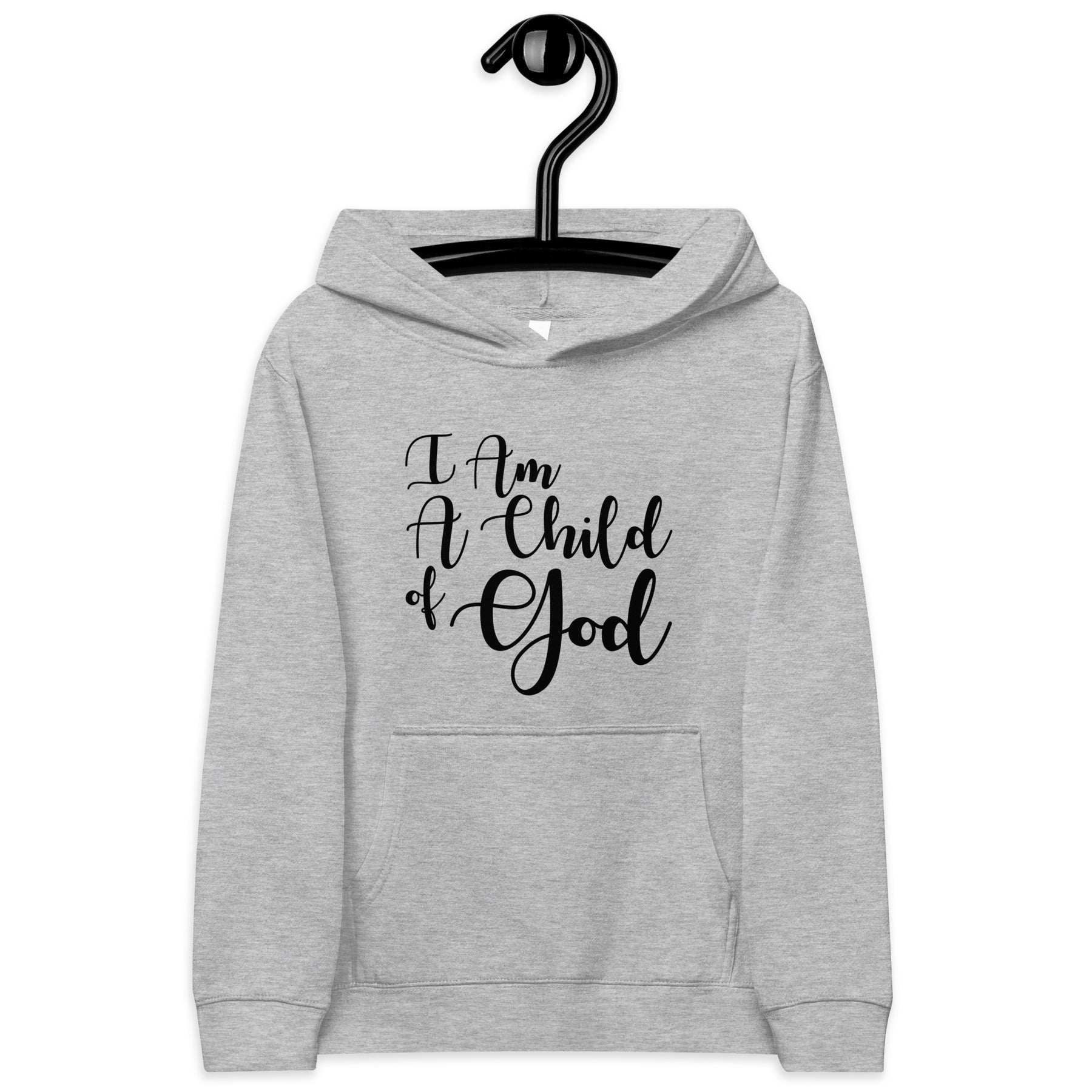 I AM A CHILD OF GOD I KIDS FLEECE HOODIE