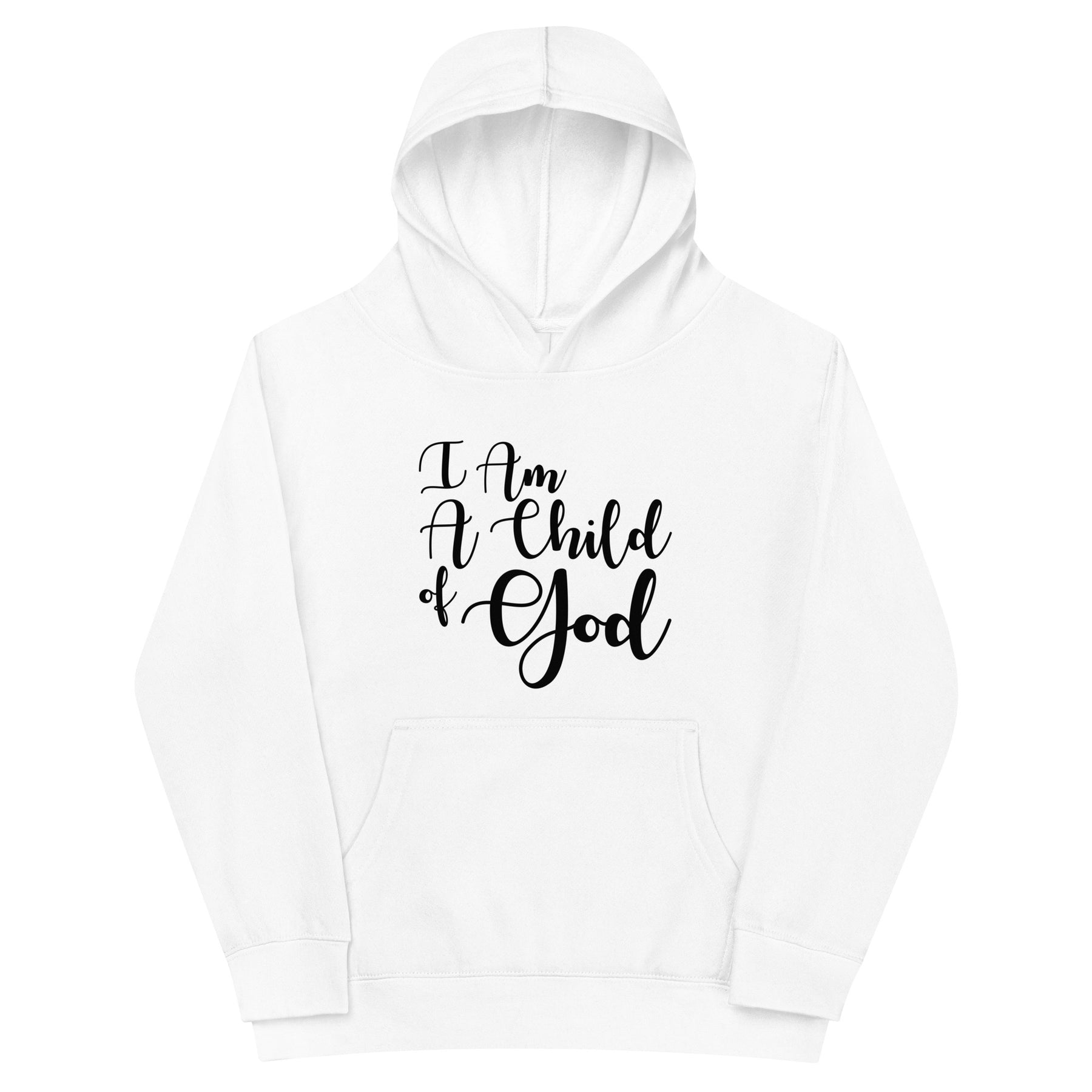 I AM A CHILD OF GOD I KIDS FLEECE HOODIE