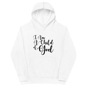 I AM A CHILD OF GOD I KIDS FLEECE HOODIE