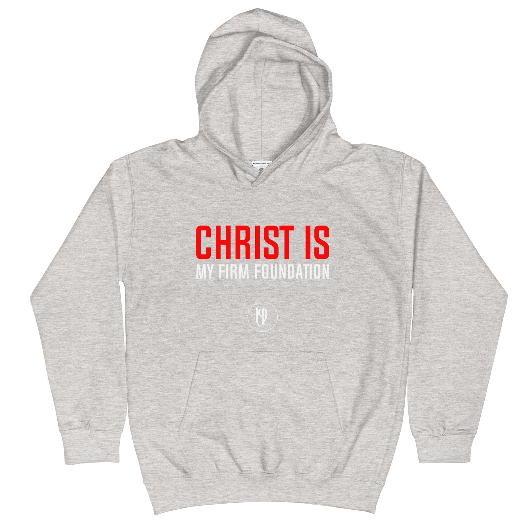 CHRIST IS MY FIRM FOUNDATION I KIDS HOODIE