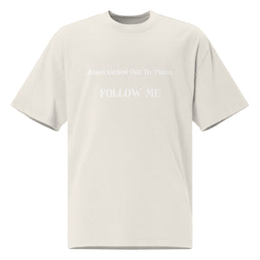 FOLLOW ME I OVERSIZED UNISEX FADED T-SHIRT