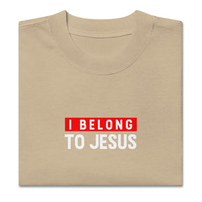 I BELONG TO JESUS I OVERSIZED UNISEX FADED T-SHIRT