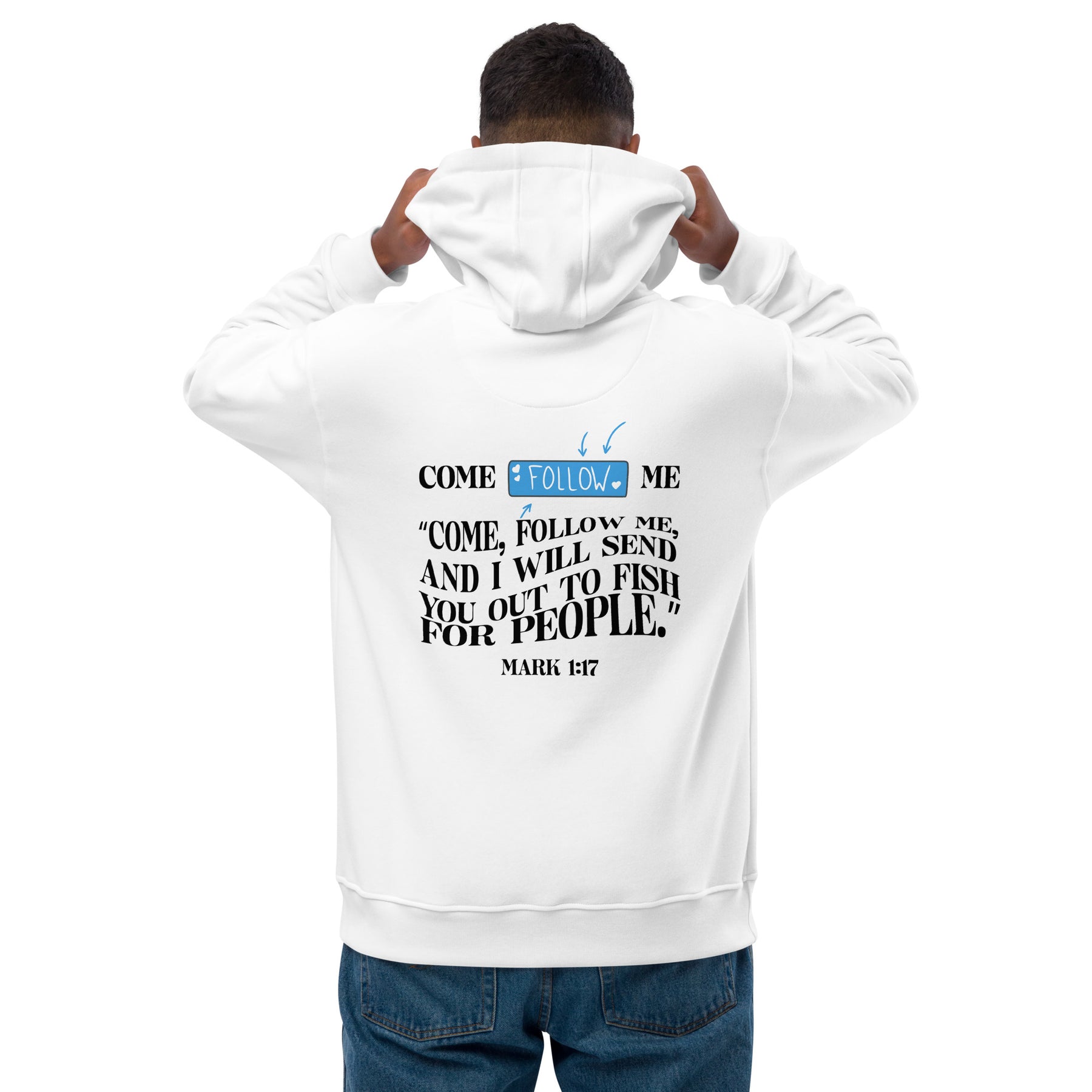 FOLLOW ME I PREMIUM ECO UNISEX HOODIE