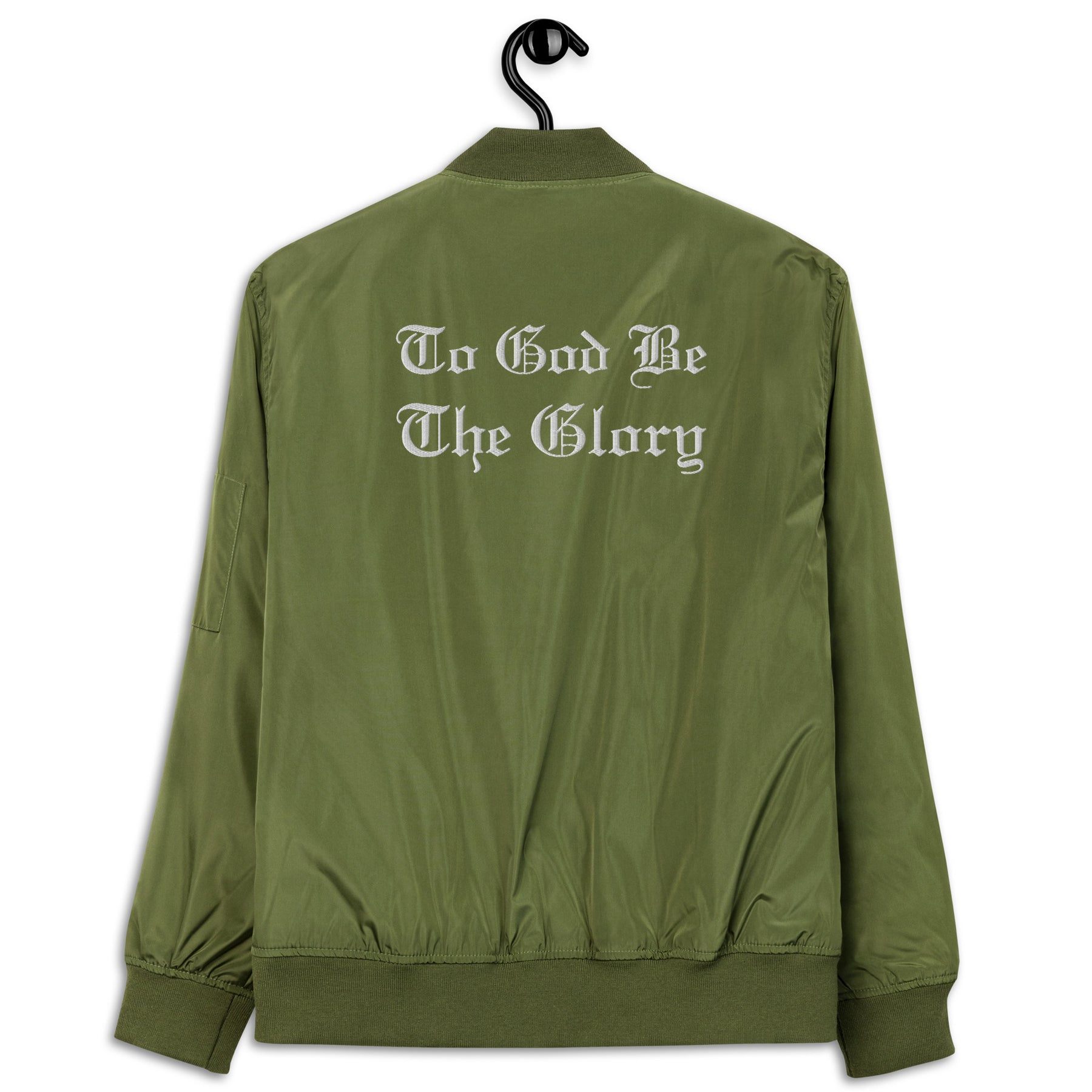 GLORY TO GOD I PREMIUM BOMBER JACKET