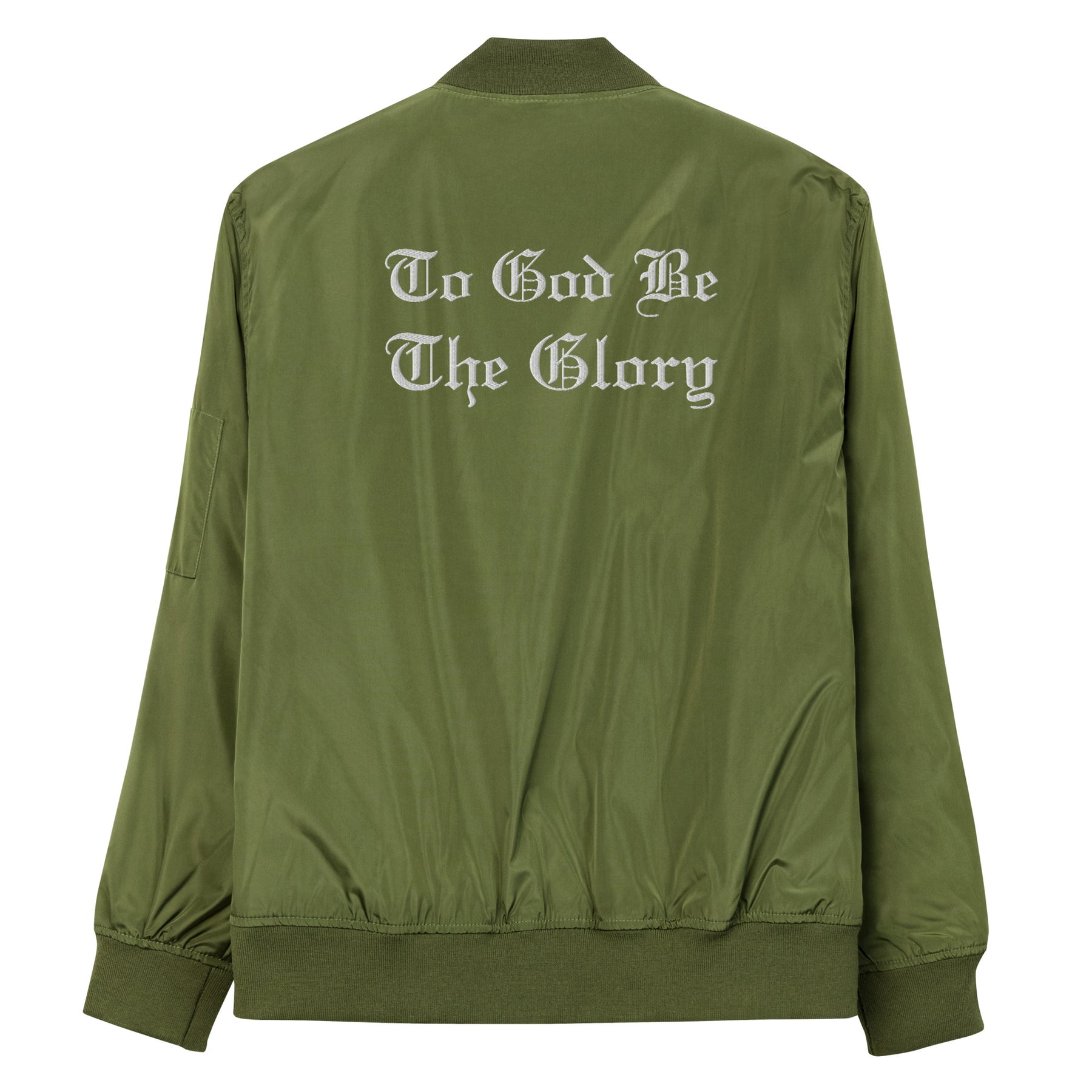 GLORY TO GOD I PREMIUM BOMBER JACKET