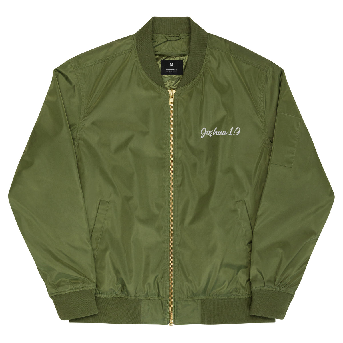 Joshua 1:9 Prayer I Premium Bomber Jacket - Personalized