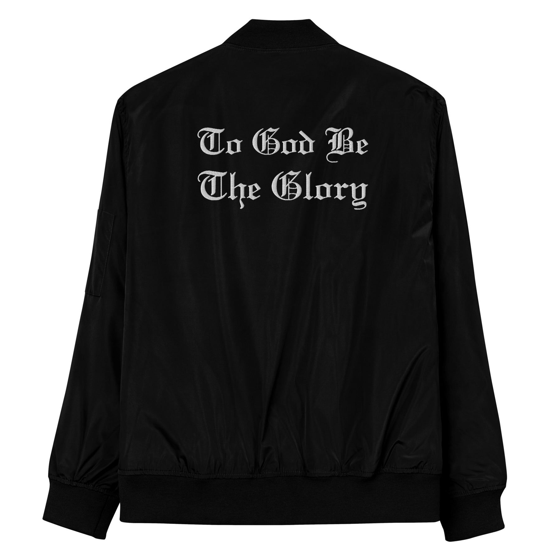 GLORY TO GOD I PREMIUM BOMBER JACKET