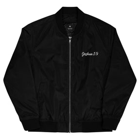 Joshua 1:9 Prayer I Premium Bomber Jacket - Personalized