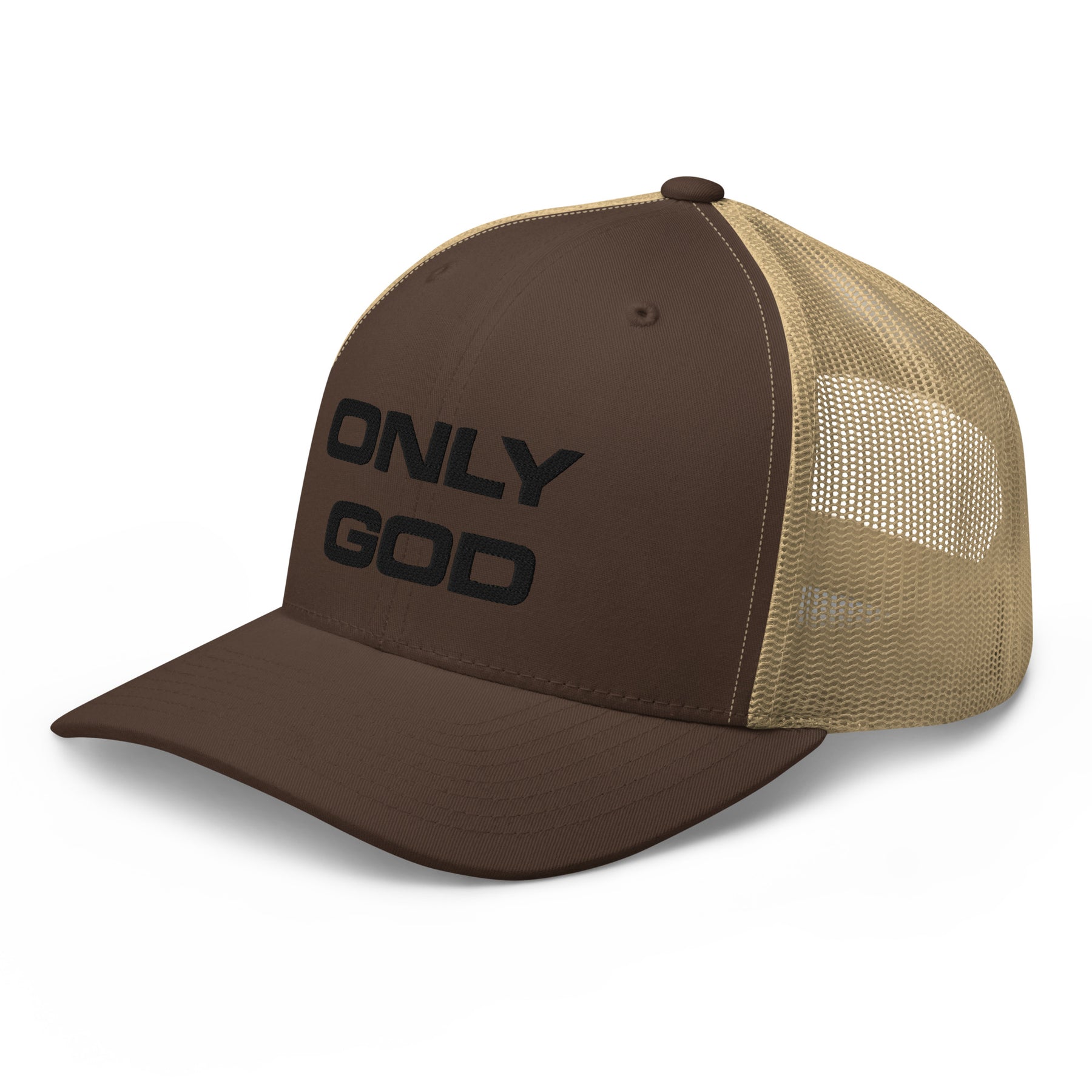 ONLY GOD I TRUCKER CAP