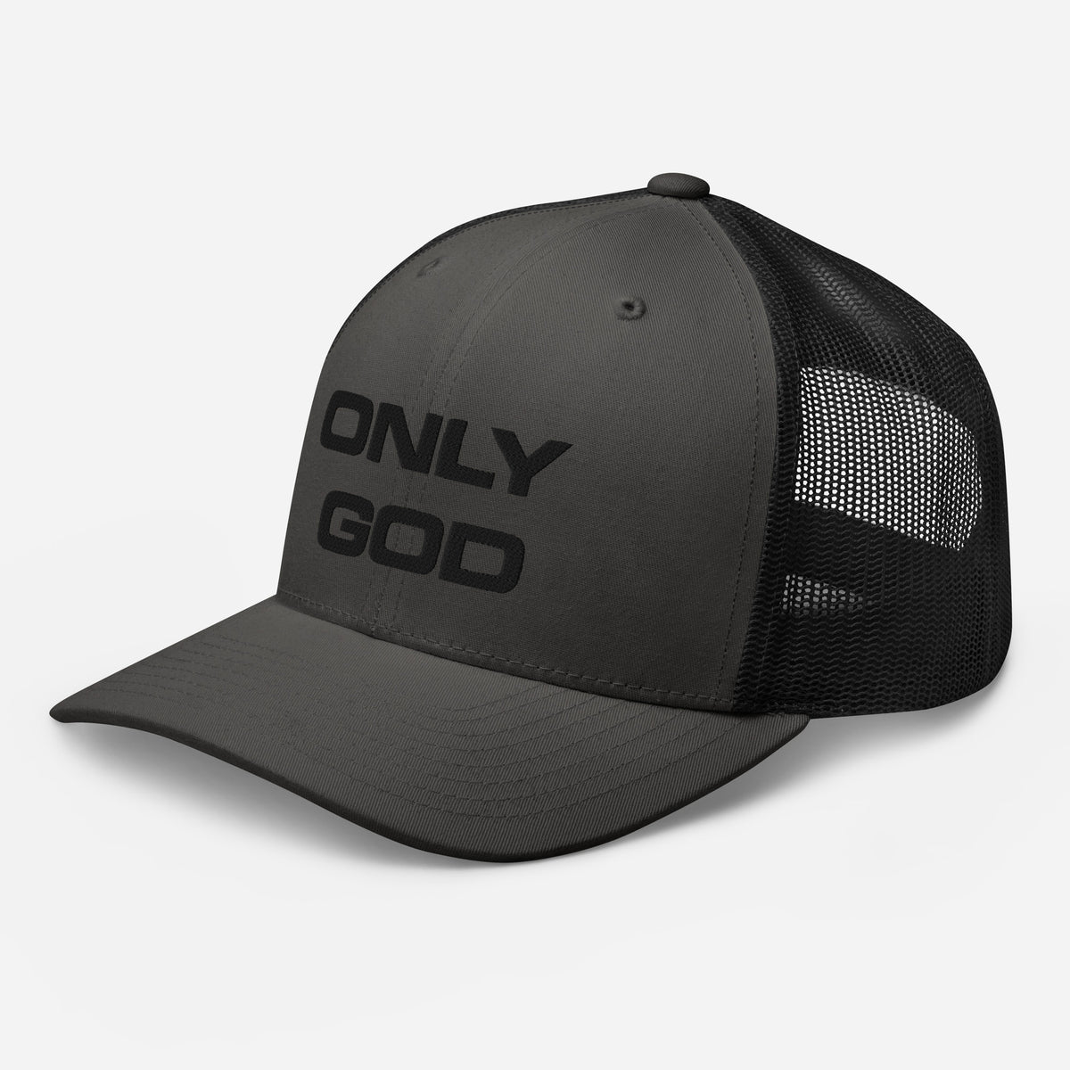 ONLY GOD I TRUCKER CAP