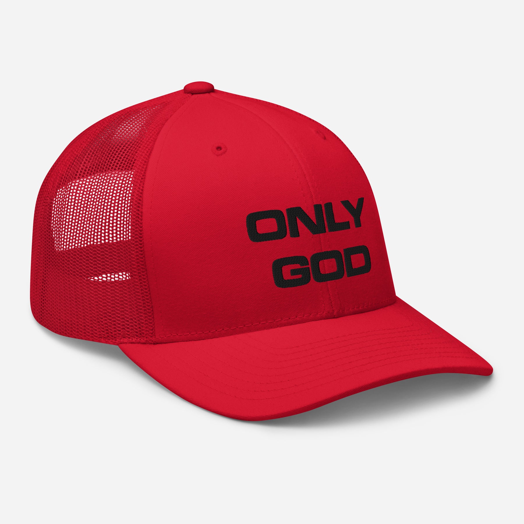 ONLY GOD I TRUCKER CAP