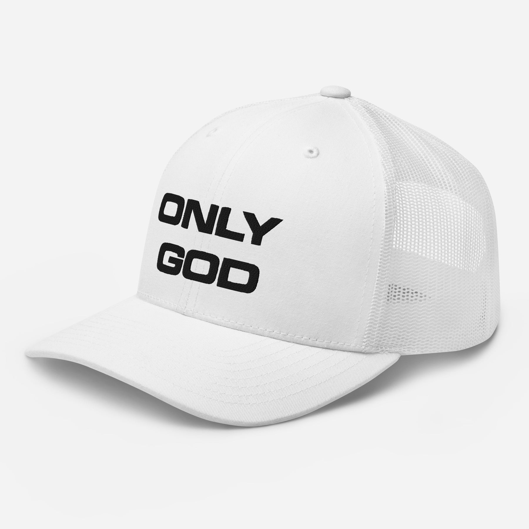 ONLY GOD I TRUCKER CAP