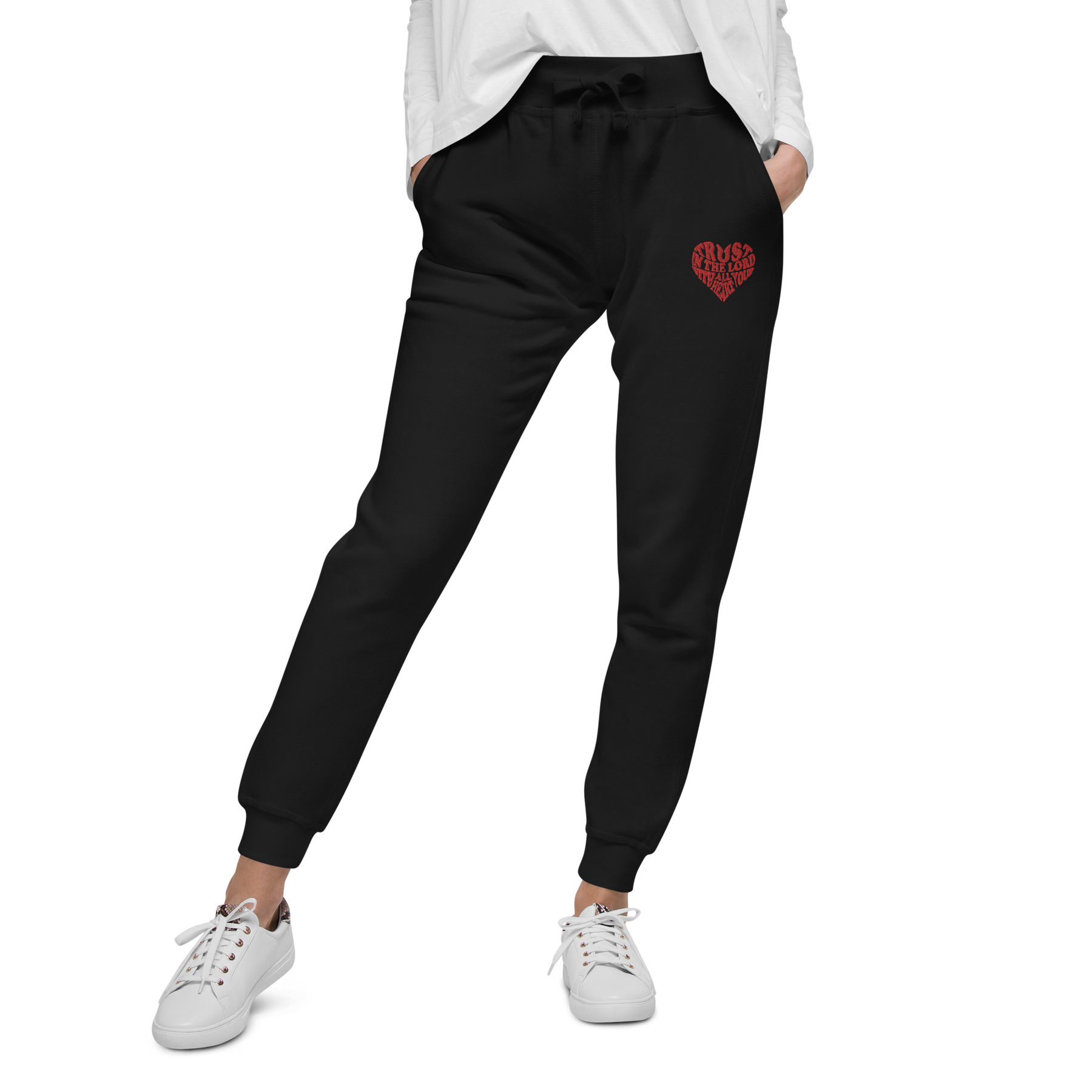 TRUST IN THE LORD I UNISEX FLEECE SWEATPANTS