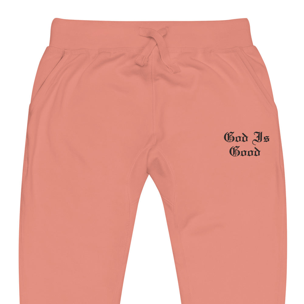 GOD IS GOOD I UNISEX FLEECE SWEATPANTS