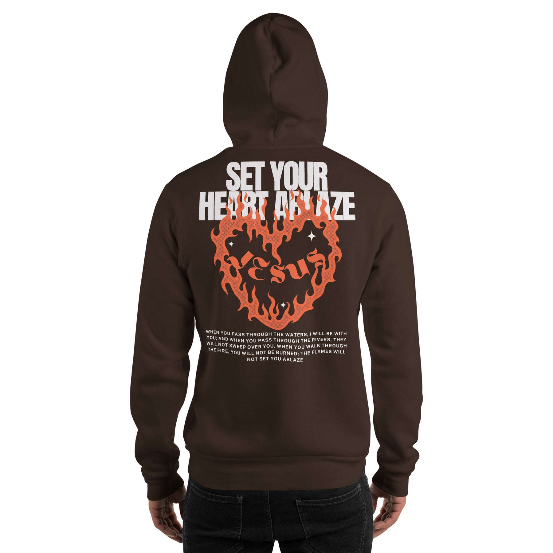 SET YOUR HEART ABLAZE I UNISEX HOODIE