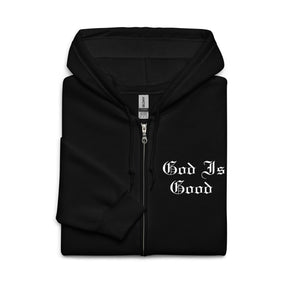 GOD IS GOOD I UNISEX HEAVY BLEND ZIP HOODIE