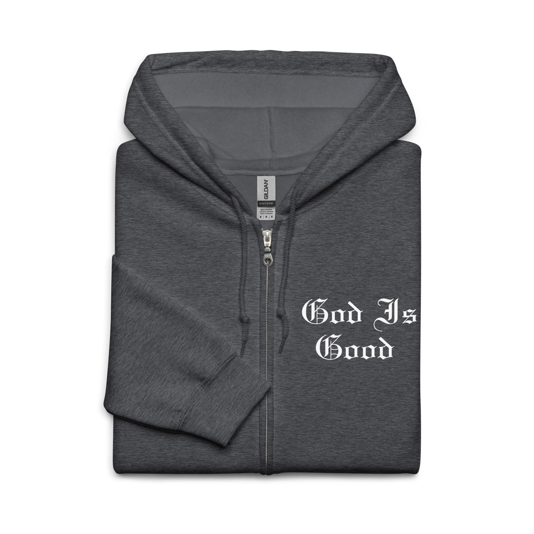 GOD IS GOOD I UNISEX HEAVY BLEND ZIP HOODIE