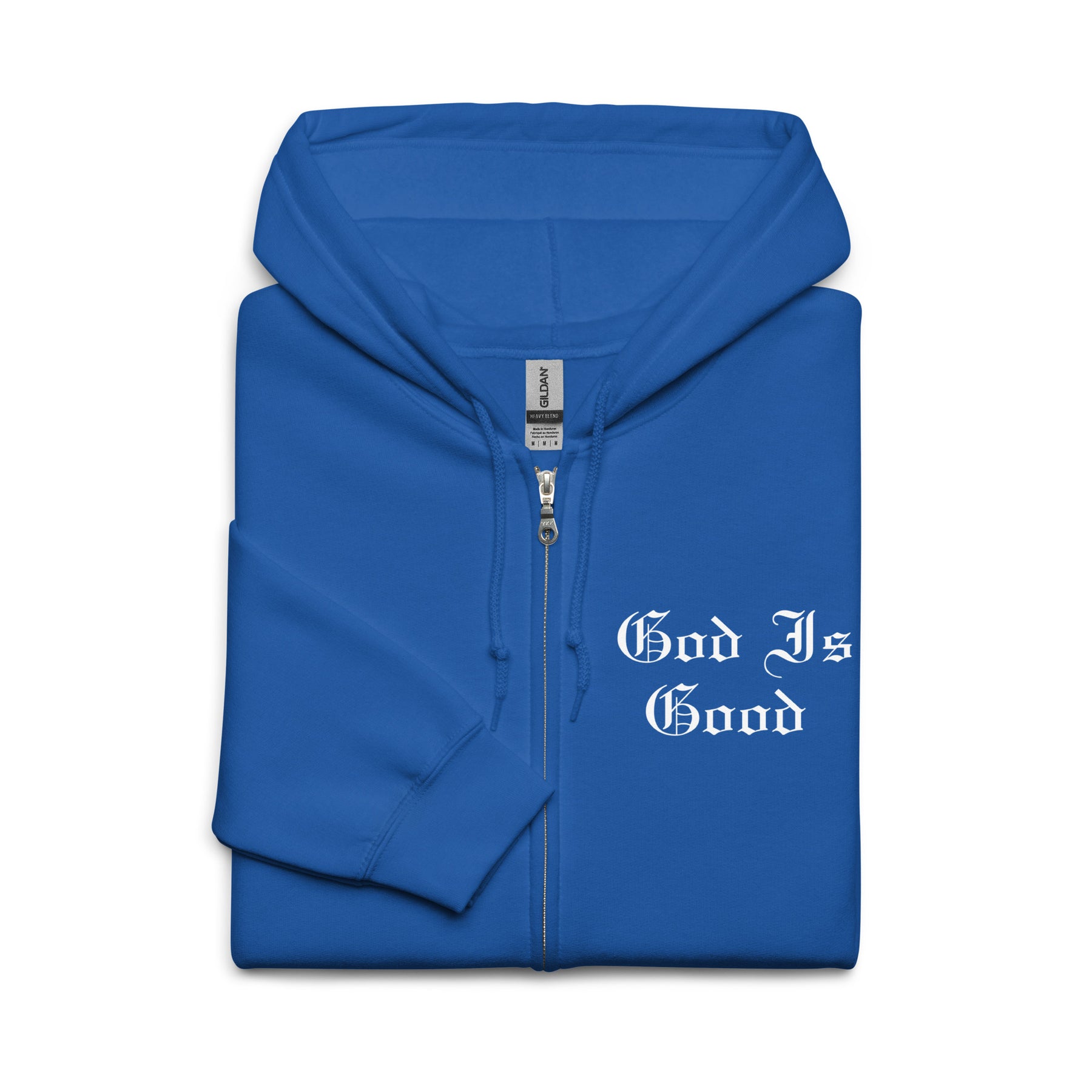 GOD IS GOOD I UNISEX HEAVY BLEND ZIP HOODIE