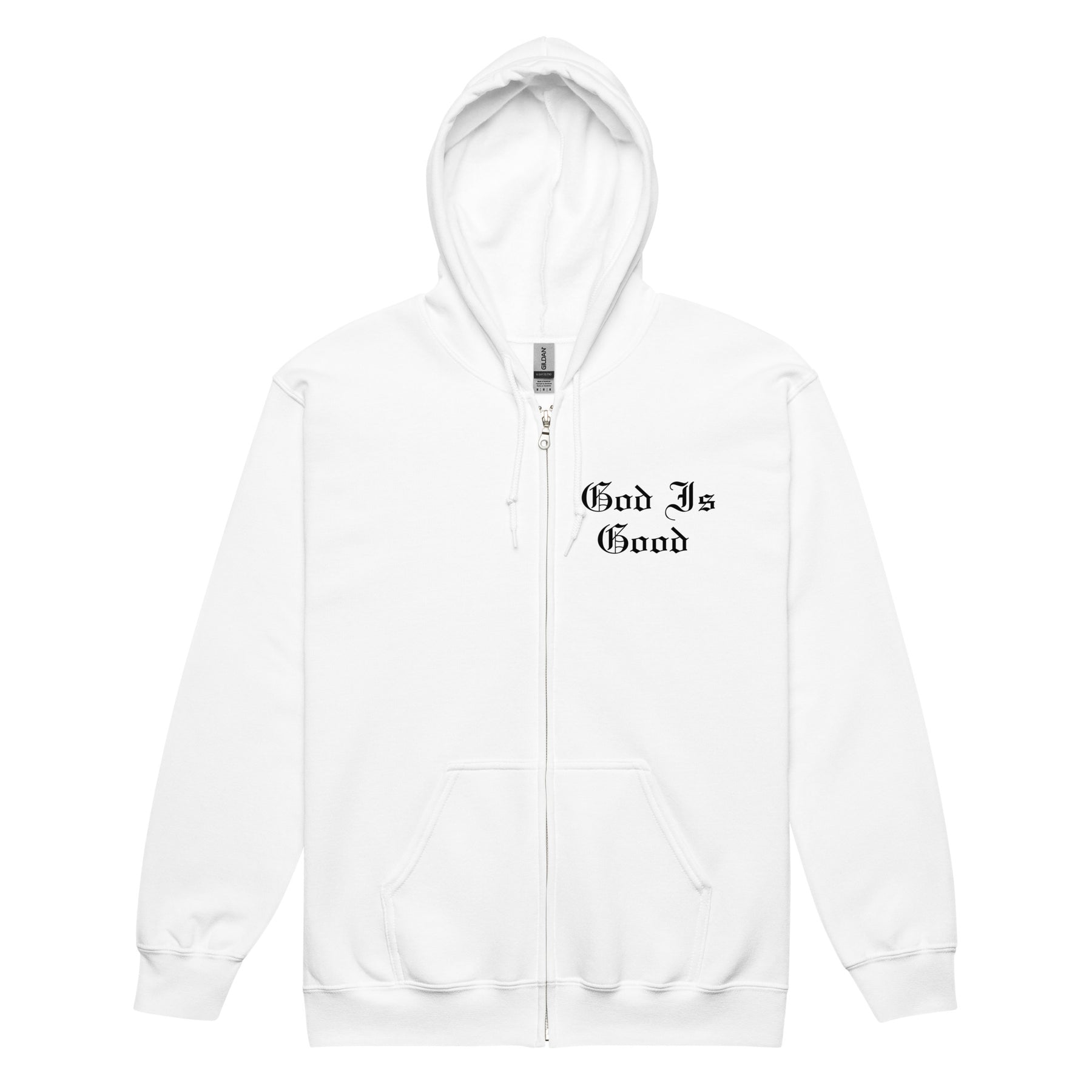 GOD IS GOOD I UNISEX HEAVY BLEND ZIP HOODIE