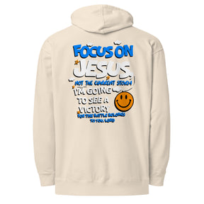 FOCUS ON JESUS I PREMIUM UNISEX HOODIE